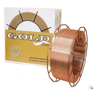 MIG/MAG viela Gold G3Si1 Ø 0,8 mm D300 15 kg