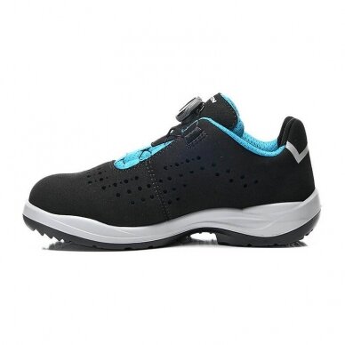 Moteriški batai ELTEN Impulse Lady Boa Aqua Low ESD S1P, juodi 39 3