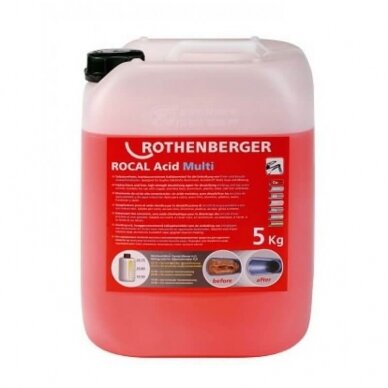 Nukalkinimo skystis ROTHENBERGER RoCal Acid Multi 30,0 kg