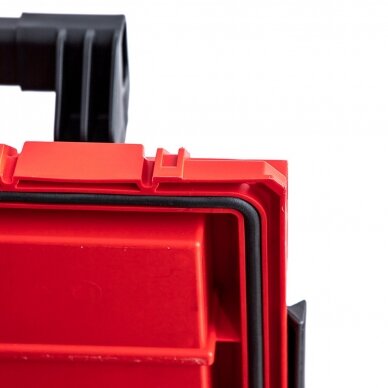 QBRICK PRIME įrankių dėžė su ratukais RED 3