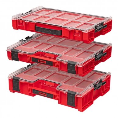 QBRICK PRO smulkmenų dėtuvė 100 RED 2