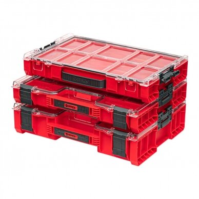 QBRICK PRO smulkmenų dėtuvė 100 RED 3