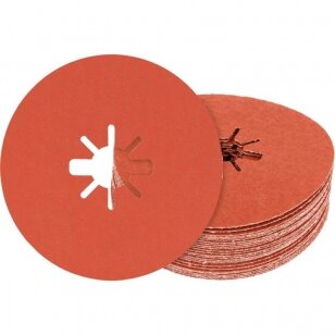 Šlifavimo diskas BOSCH Expert R782 Prisma Ceramic X-LOCK Fibre Disc, 125mm, 22,23mm, G120.